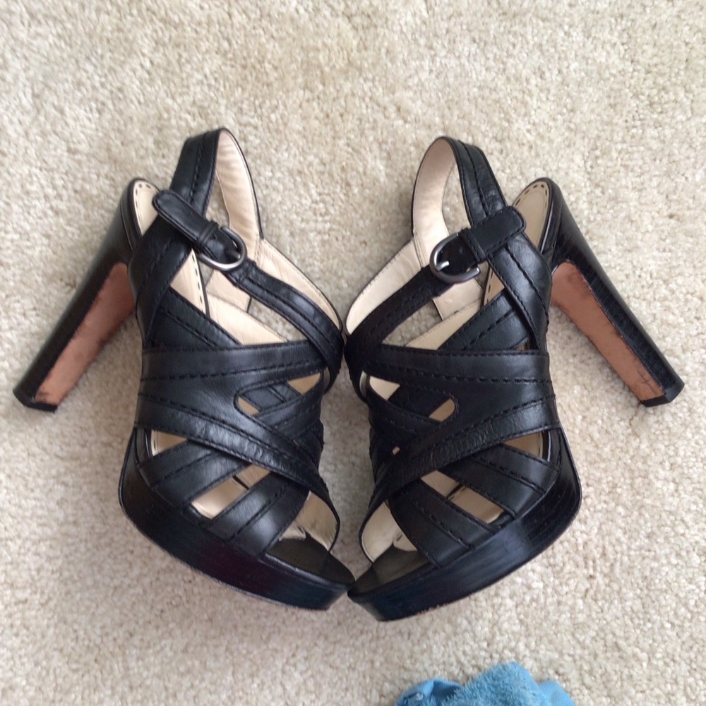 Coach Brynn Leather Sandals - Picture 2 of 9